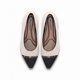 thumbnail image 2 of Zapato Silvia 75 Blanco/Negro Piccadilly, 2 of 3