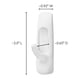 thumbnail image 2 of Ganchos de pared Command Medium Utility 9 blancos con 12 tiras, 2 of 9