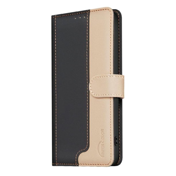 Funda Cartera con Bloqueo RFID para Xiaomi Redmi Note 14 Pro 5G con Ranuras y Soporte Negro
