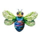 thumbnail image 3 of Abeja Hierro Decoración De Pared Obra De Arte Adorno Arte De Abeja Para Dormitorio Patio Jardín Verde, 3 of 5