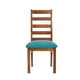 thumbnail image 1 of Silla Burgos Tela Velvet Turquesa, 1 of 2