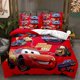 thumbnail image 1 of Lightning McQueen Bedding Sets Cartoon Cars Duvet Cover Boy children Bedclothes Bed Linen Gift Cars Theme Quilt Cover Bed Sheets, 1 of 5