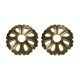 thumbnail image 1 of Uxcell 2pack Placa Trasera de Tirador de Gabinete, 0.98 Pulgadas Forma Porosa Arandela Radial Placas Traseras Decoración Clásica de Muebles Junta para Hardware de Puertas de Cajones de Gabinete, 1 of 6