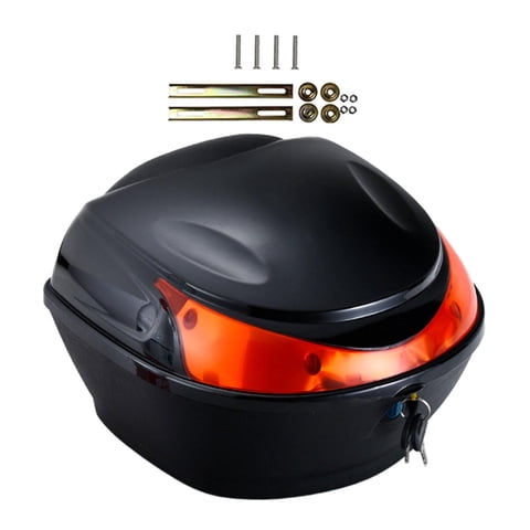 Ioensy - Caja De Almacenamiento Trasera Para Motocicleta, Maletero De Motocicleta Para Cámara De Teléfono Organizada B