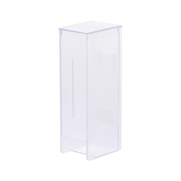 Caja De Pañuelos Montada En La Pared, Contenedor De Almacenamiento, Caja De Pañuelos Portátil Para Baño, Transparente, 21x5,8x7,8cm