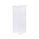 thumbnail image 4 of Cubierta para caja de pañuelos montada en la pared, soporte para pañuelos portátil, servilletero, dispensador de basura para baño, caja de pañuelos , Claro 21x58x78cm, 4 of 5