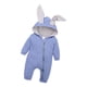 thumbnail image 1 of Algodón Big Ear Bunny Zipper Jumpsuit Trajes Ropa De Escalada Azul 90, 1 of 5