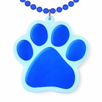 Blinkee - Collar Colgante Con Estampado De Pata Azul Iluminado Con Luz Led