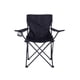 thumbnail image 4 of Silla Plegable De Camping Con Posavasos Y Brazos Hasta 150kg Negro, 4 of 8