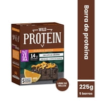 Barra Proteína Sabor Naranja Bitter Vegana 225 G Wild Protein