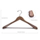 thumbnail image 2 of Perchas de madera para trajes Nature Smile Luxury, paquete de 6, color retro, 2 of 7