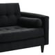 thumbnail image 3 of Sofa Retro 3C Felpa 00 Negro, 3 of 6