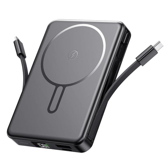 Cargador portátil Chowchamps de 10000 mAh con salida magnética y 5 salidas