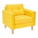 thumbnail image 2 of Sofa Retro 1c Felpa 05 Amarillo, 2 of 6