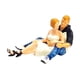 thumbnail image 5 of Figuras De Pareja Pintadas A Mano 1/64, Accesorios De Película En Miniatura, Adornos De Escena, Estilo Blanco B, 5 of 5