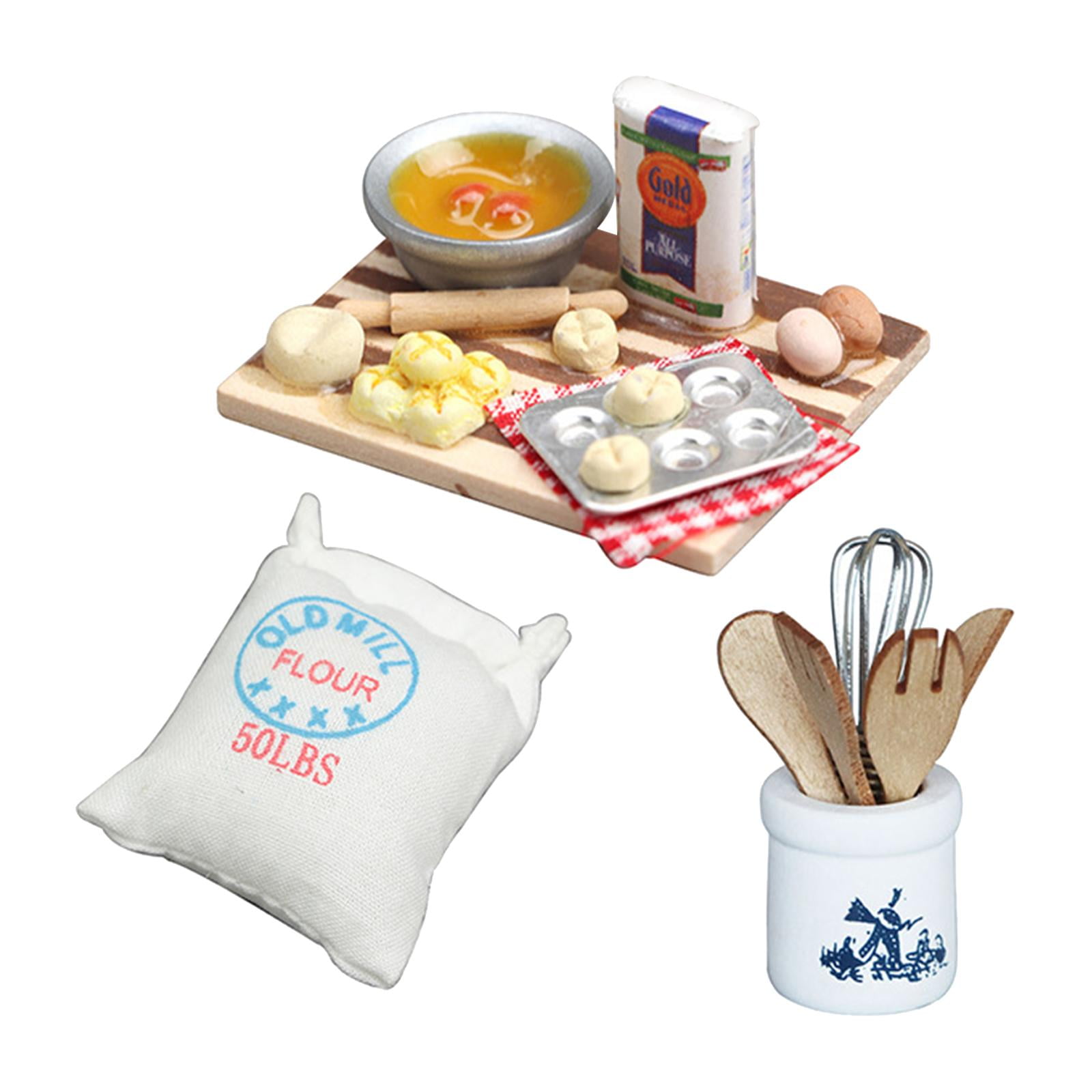 Magideal - Muñecas A Escala 1:12, Herramienta Para Hornear, Cocina, Cena, Juguete, Juego En Miniatura, Adorno, Casa De Muñecas, Accesorios De Juguete, Decoración