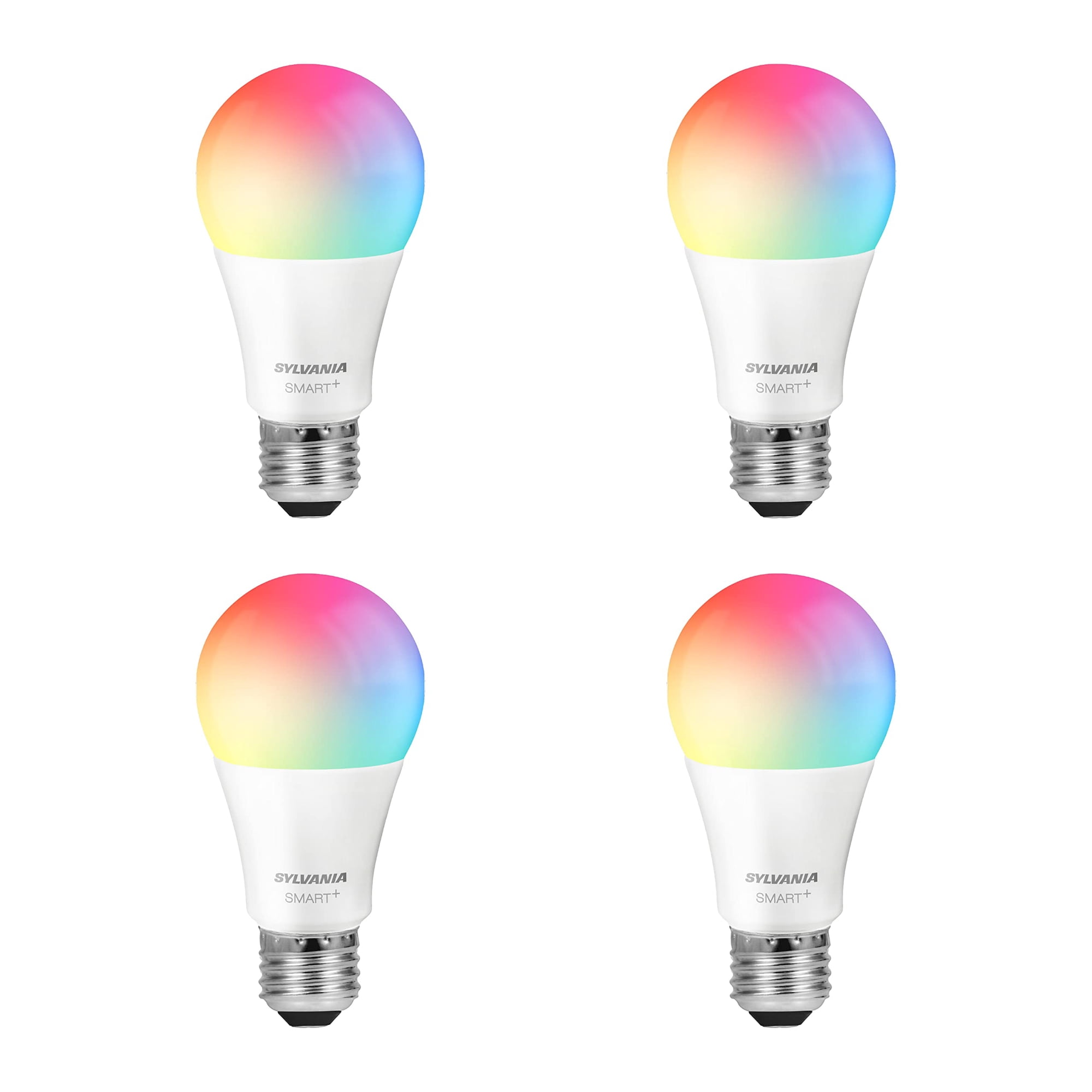 Bombilla Inteligente Ledvance Sylvania Wifi 9w A19, Paquete De 4