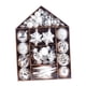 thumbnail image 2 of 73x Decoraciones Colgantes Para árbol De Navidad, Decoración Para árbol De Navidad Para Boda, Hogar, Plata, 2 of 3