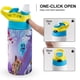 thumbnail image 4 of 200% Lobo Botella de Agua con Tapa Pop Top de Un Toque, Acero Inoxidable, a Prueba de Fugas, para Deportes, Botella Infantil azul 12 oz, 4 of 6