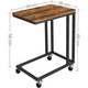thumbnail image 3 of Mesa Auxiliar Lateral Vendel con ruedas Estilo Industrial, 3 of 8