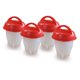 thumbnail image 1 of Egglettes para cocer huevos, con ajuste de cobre, 4 tazas, silicona sin BPA, 1 of 9