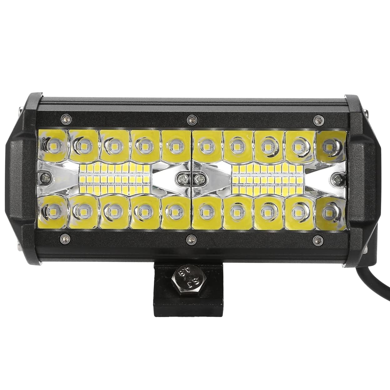 Barra De Luces Led Kocaso 120w 12000lm De 7 Pulgadas Ip67 A Prueba De Agua