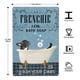 thumbnail image 3 of 1PC Metal Sign Decor, French Bulldog, Bath Soap Bathroom, Living Room, Dog Lover Decoration, Kitchen Pub Bar, Home Wall Art Decor, 7.9inch*11.9inch, 3 of 4