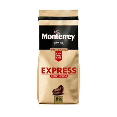 Café Grano Molido Moka Bolsa 230 G Monterrey