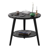 Crusec - Mesa De Centro Con Diseño Nórdico 60X60X52Cm