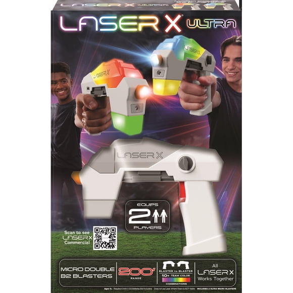 Set Laser Tag Laser X Ultra Micro 2 Blasters Interior Exterior