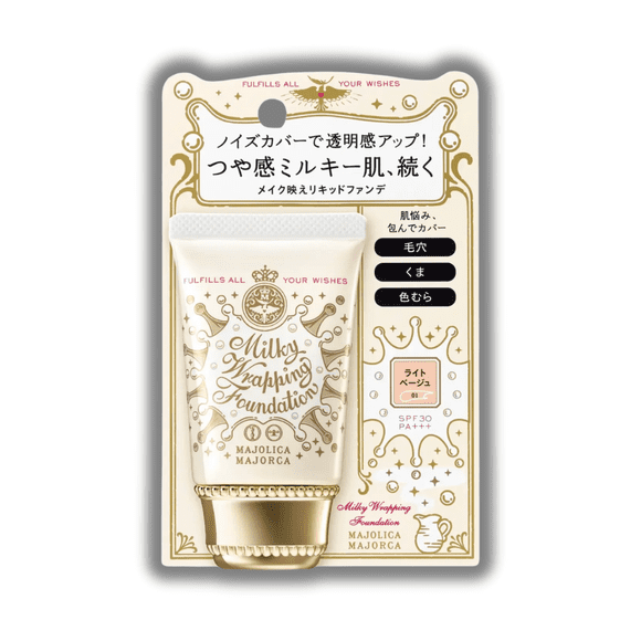 Base de maquillaje Shiseido Majolica Majorca Milky Wrapping SPF30+