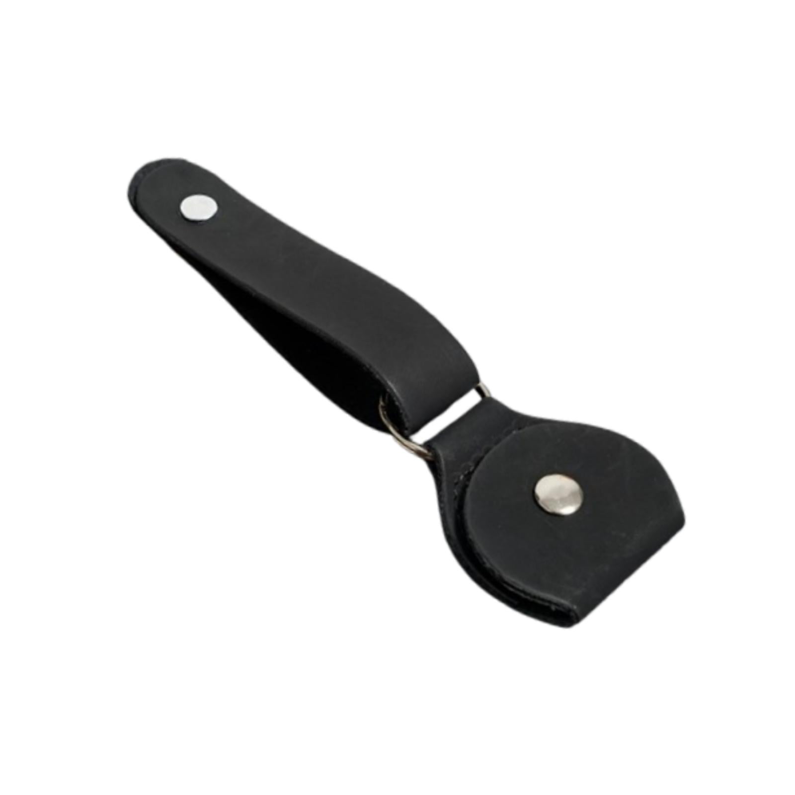 Bothyi - Candado Para Correa De Guitarra Con Soporte Para Púas Para Ukelele, Guitarra Acústica Y Bajo, Color Negro