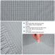 thumbnail image 4 of Fundas elásticas para taburetes PiccoCasa para sillas laterales de altura de mostrador, Gris Claro 2, 4 of 7