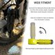 thumbnail image 3 of Reposapiés para motocicleta JXPANG M8 plegables color dorado universales, 3 of 7