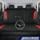 thumbnail image 3 of Fundas de asiento de coche de espuma viscoelástica compatibles con airbag Skechers, color rojo, 3 of 8