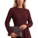 thumbnail image 5 of INSPIRE CHIC Vestido Suéter para Mujer Casual de Manga Larga Cuello Redondo Tejido de Punto Otoño Invierno Tallas S Burdeos, 5 of 6