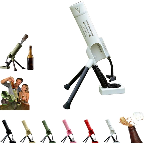 Abridor botellas cerveza mortero 51mm empuje manos libres divertido cerveza hogar fiesta