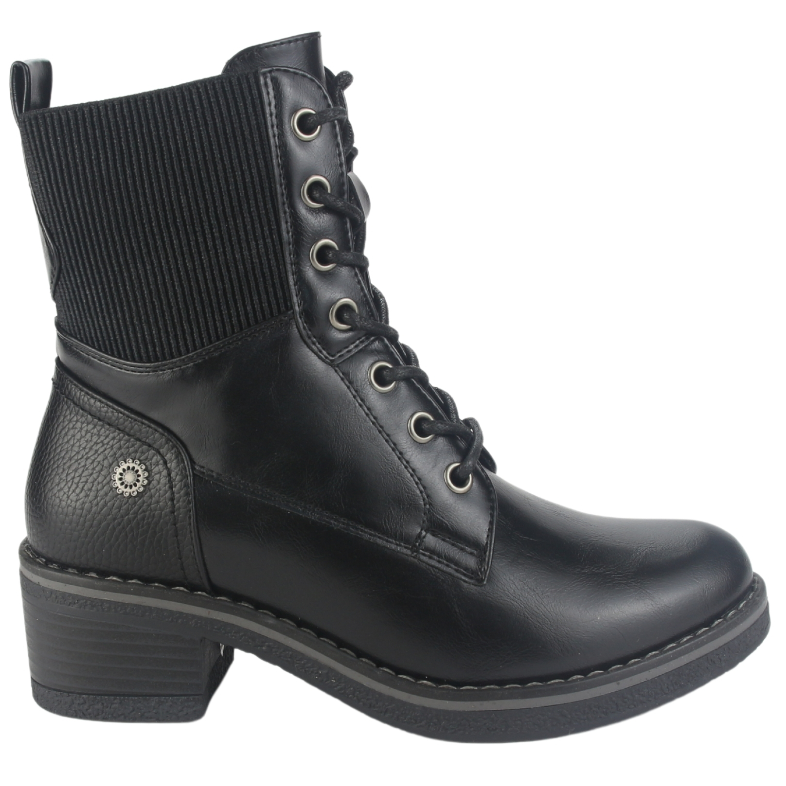 Botin Chalada Mujer Brike-2 Negro Casual