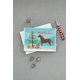 thumbnail image 4 of Tarjetas de felicitación Caroline's Treasures Pack de 8 - Verde azulado, 4 of 4