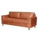 thumbnail image 2 of Sofa Milan 3C Con Resortes Pocket Cuero Kentucky Tabaco, 2 of 7