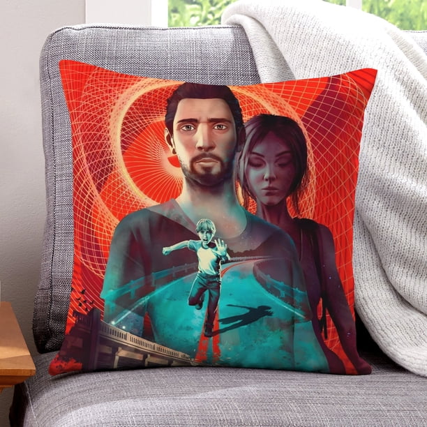 Vértigo Fundas de almohada de terciopelo con tema, regalos de funda de almohada, decoración para el hogar, cojín de lanzar, regalo de cumpleaños para fans y parejas.50*50cm.