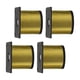 thumbnail image 4 of 4x Muebles Soportes Patas Salón Muebles Hardware Cama Muebles Pie Aureate 5x5cm, 4 of 5