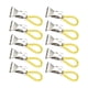 thumbnail image 4 of 10 Piezas Colgantes Paños De Cocina Clips Armario Para Cortina De Ducha Ropa Pequeña Amarillo, 4 of 5