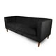thumbnail image 3 of Sofa Sorrento 3c Tela Velvet Vivian Negro, 3 of 4