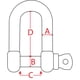 thumbnail image 5 of Shackle Extreme Max BoatTector, acero inoxidable 5/16, paquete de 2 unidades, 5 of 5