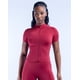 thumbnail image 1 of Polera Gym Mujer Ajustada con Cierre Completo Manga Corta - YJ341, 1 of 3
