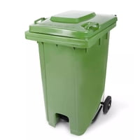 Basurero 120 Lts Genérico Con Tapa - Verde