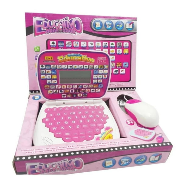 Computador Juguete Educativo Ingles Español Niña Lider