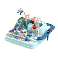 Bothyi - Juego De Pista De Carreras, Tren De Juguete, Vehículo De Juguete, Juego Educativo, Regalos Para Niños, Mini Macarrón