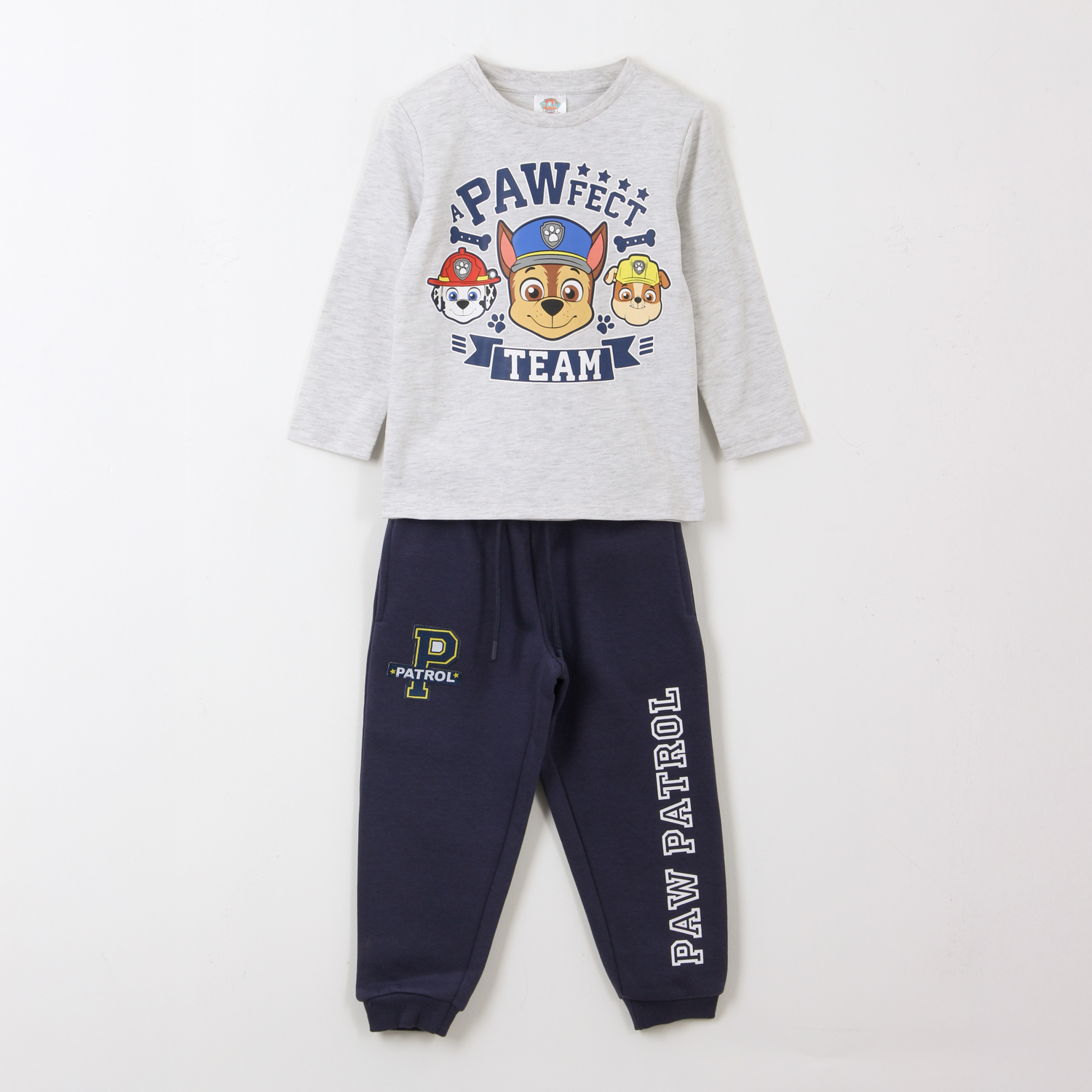 Conjunto Niño Pawfect Team Blanco Paw Patrol